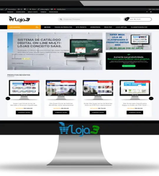 Super Mega Loja Virtual Para Vendas de Produtos Digitais via Download em WordPress 2024